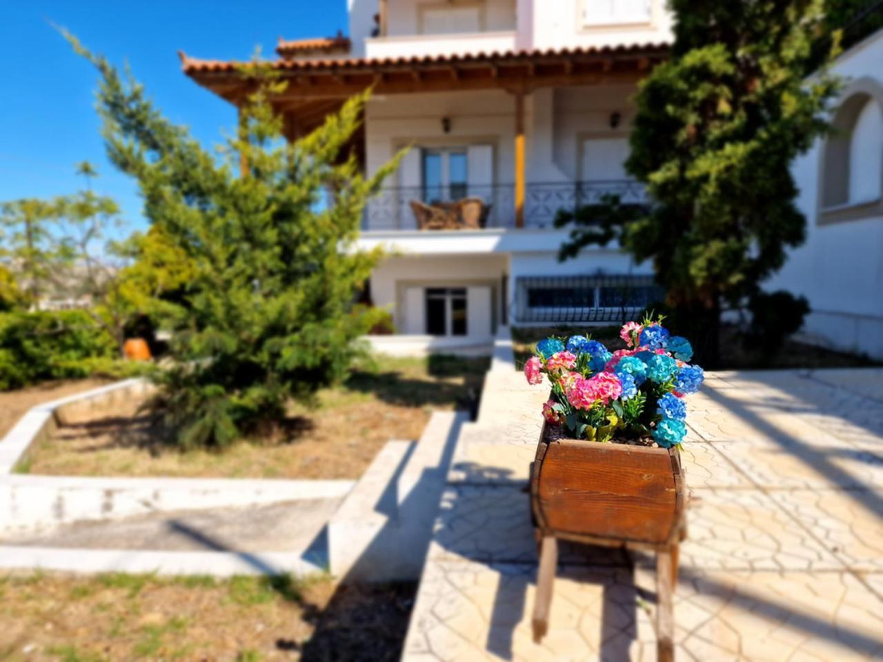 The Mirador Boutique Villa With Scenic Sea View Pórto Ráfti Esterno foto
