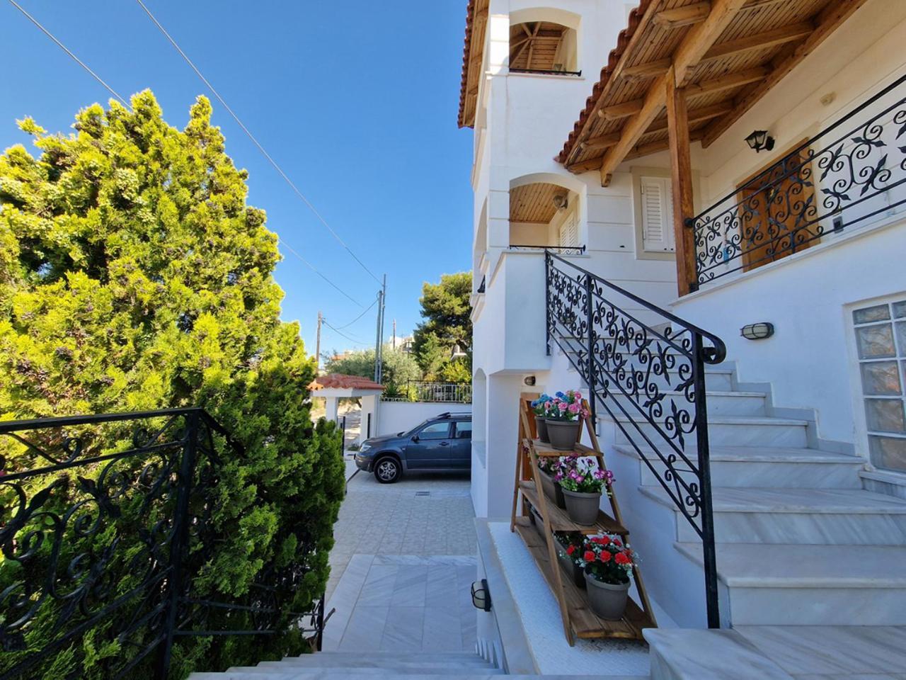The Mirador Boutique Villa With Scenic Sea View Pórto Ráfti Esterno foto