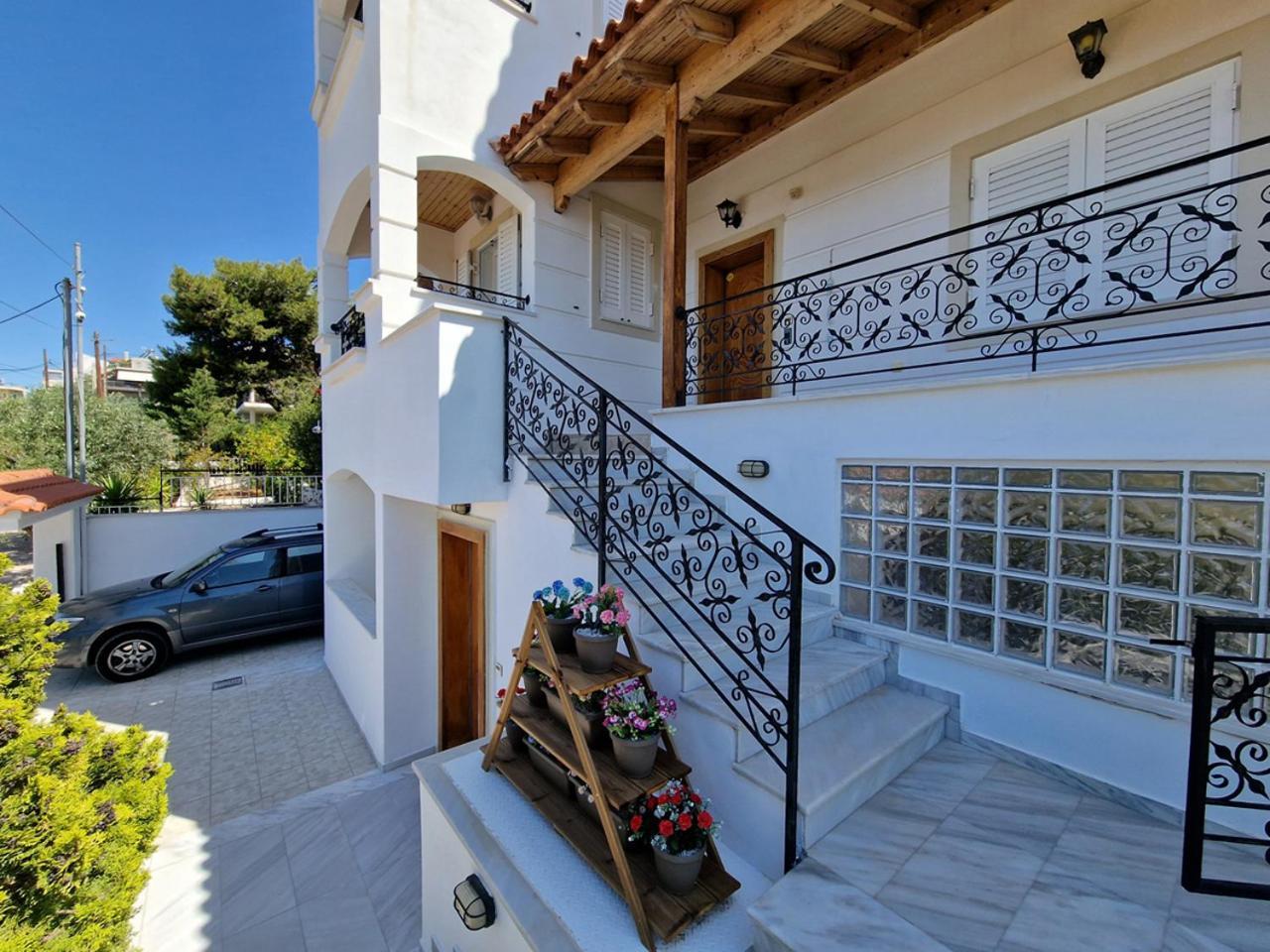 The Mirador Boutique Villa With Scenic Sea View Pórto Ráfti Esterno foto