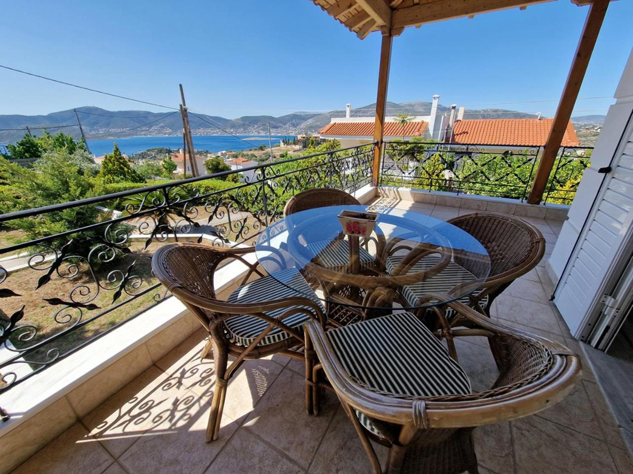 The Mirador Boutique Villa With Scenic Sea View Pórto Ráfti Esterno foto