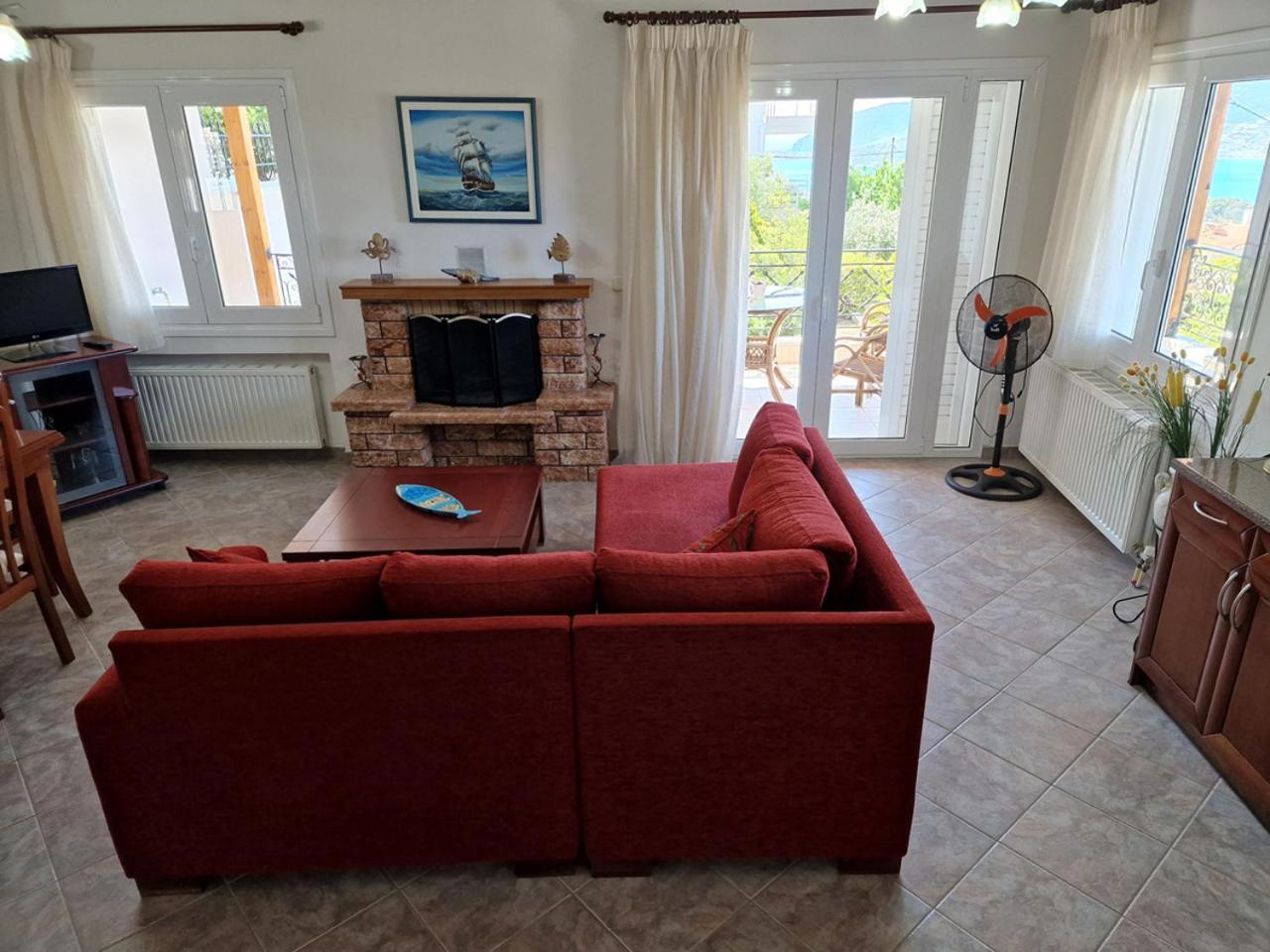 The Mirador Boutique Villa With Scenic Sea View Pórto Ráfti Esterno foto